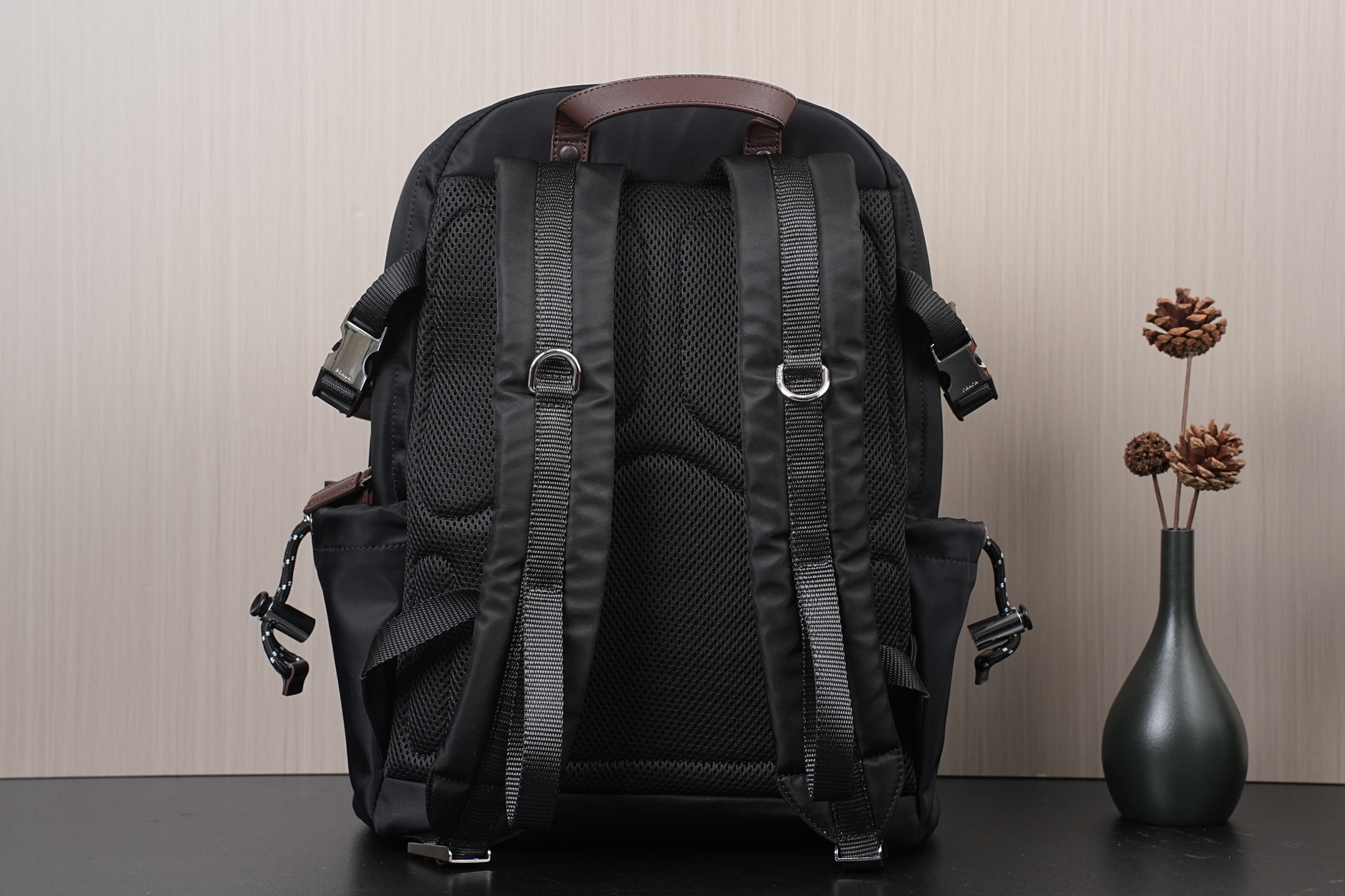 Prada Backpack Nylon Black L
