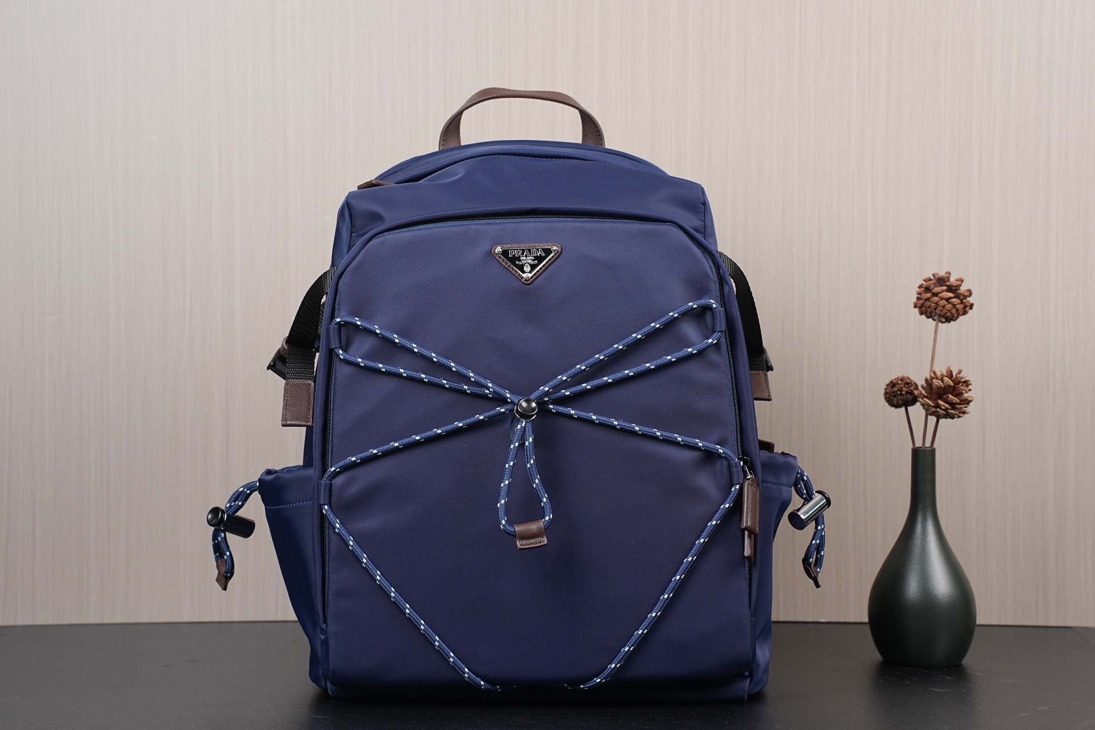 Prada Backpack Nylon Blue L
