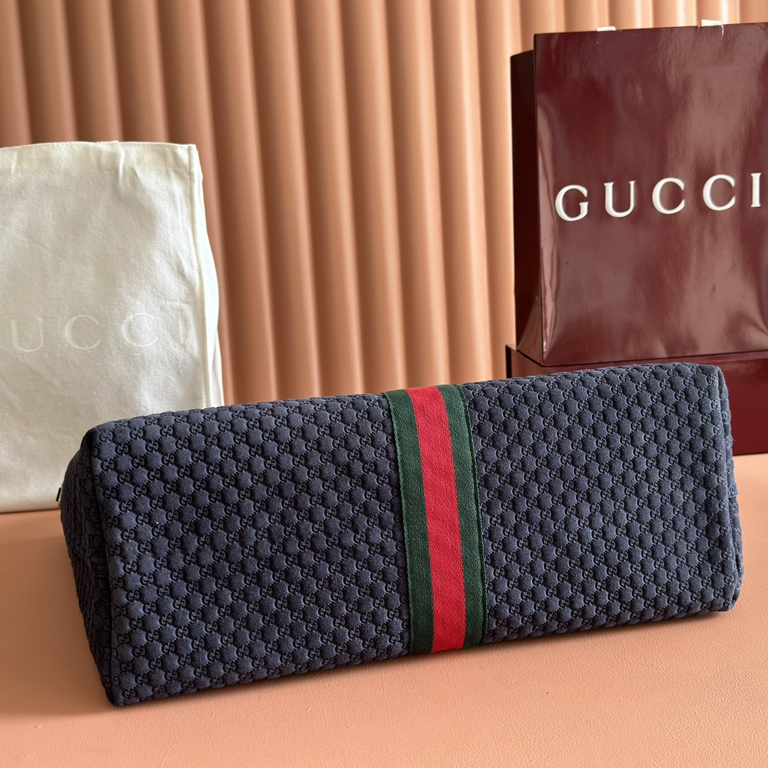 Gucci Tote Bag Canvas Brown Large Capacity L