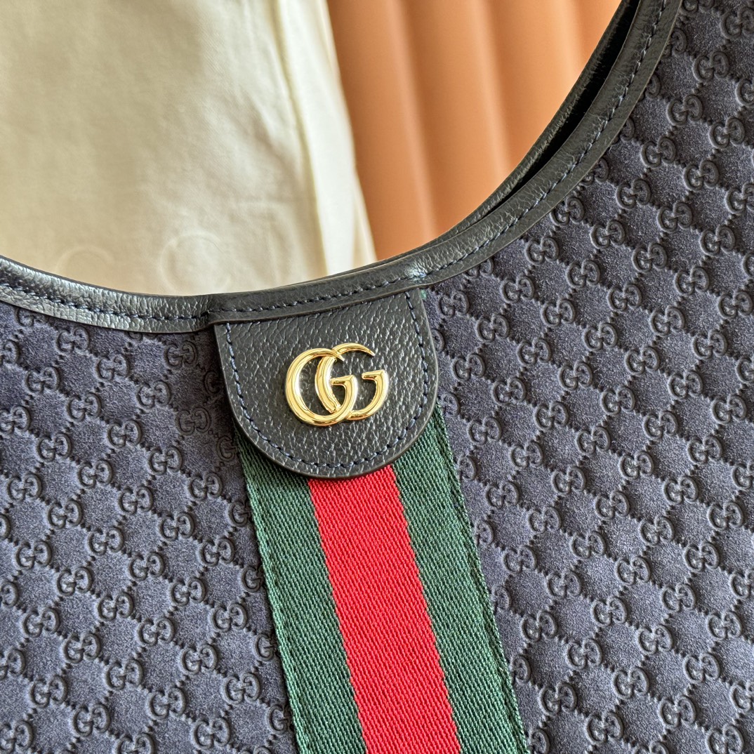 Gucci Tote Bag Canvas Brown Large Capacity L