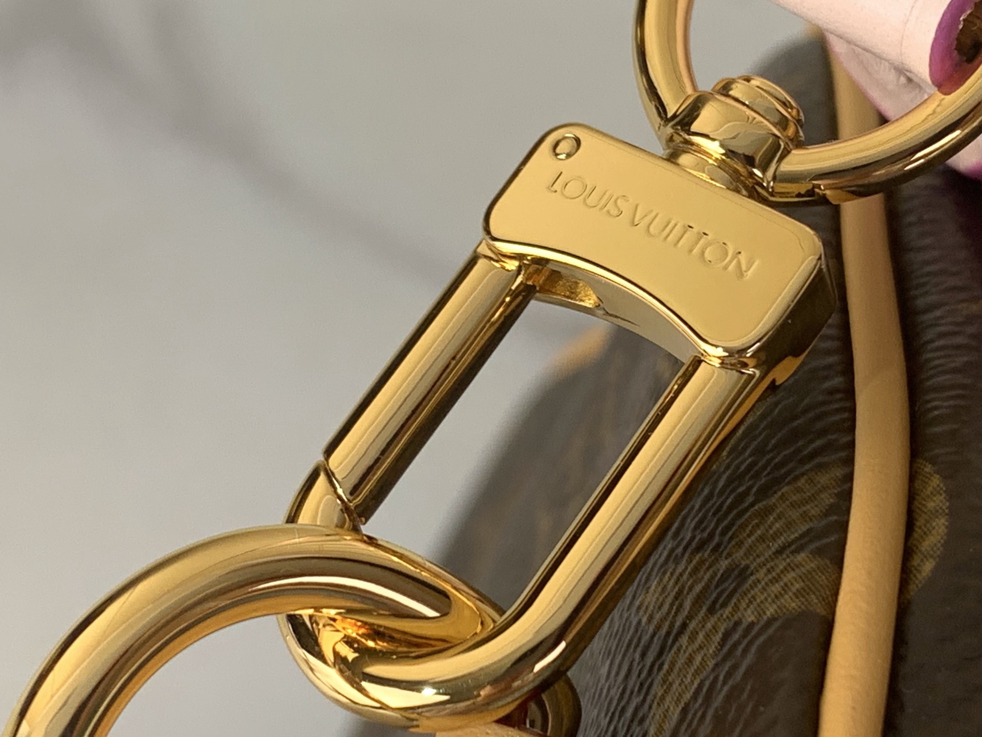 Louis Vuitton Basic Bag Canvas Black M-s