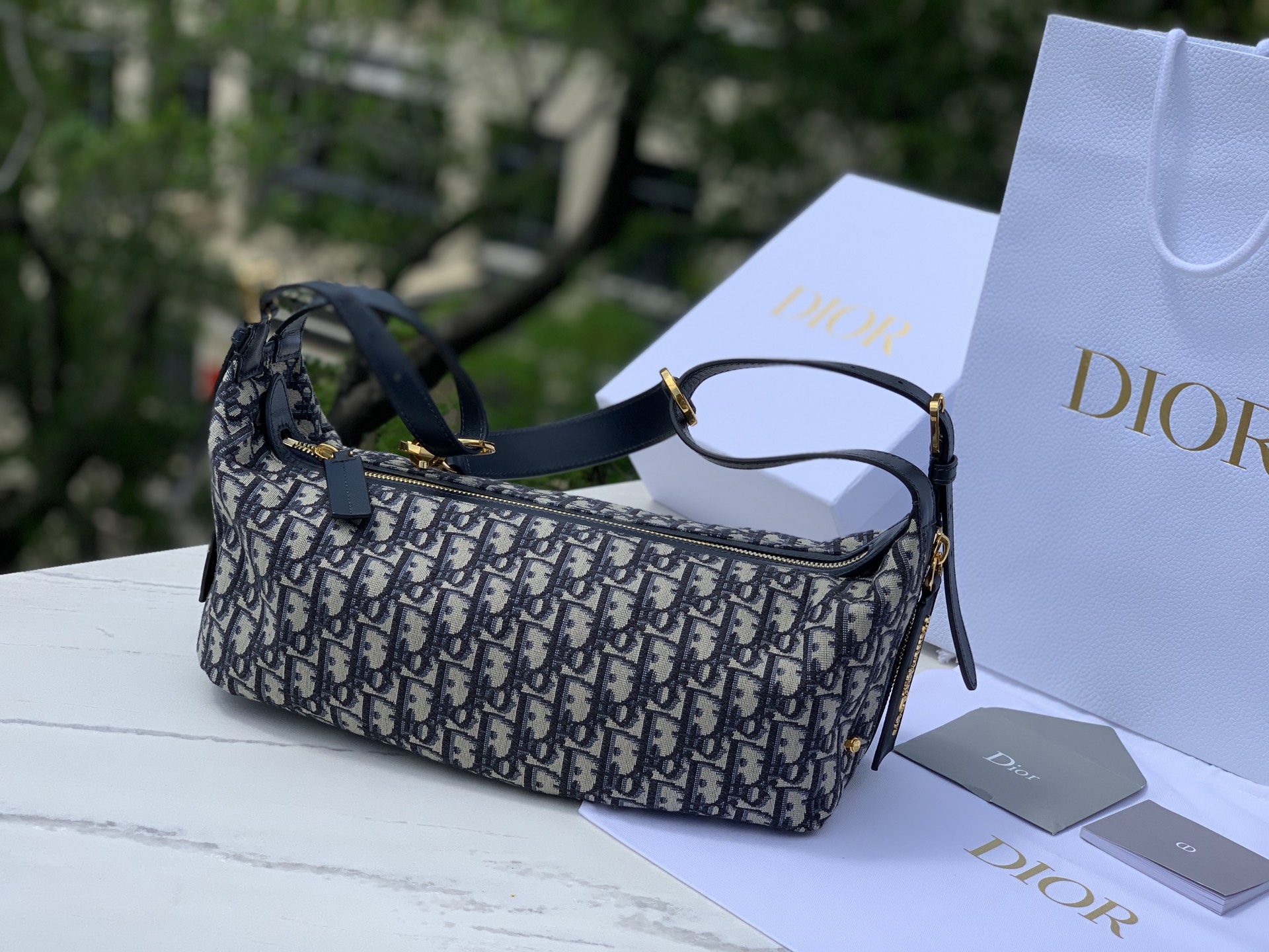 Dior Basic Bag Blue 15cm-l