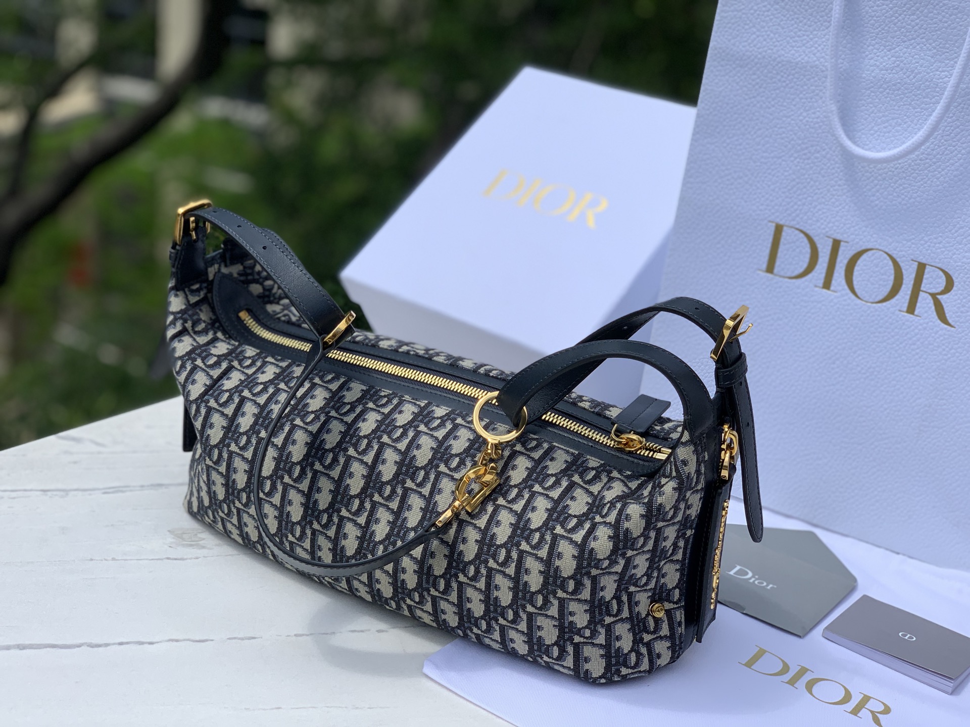 Dior Basic Bag Blue 15cm-l