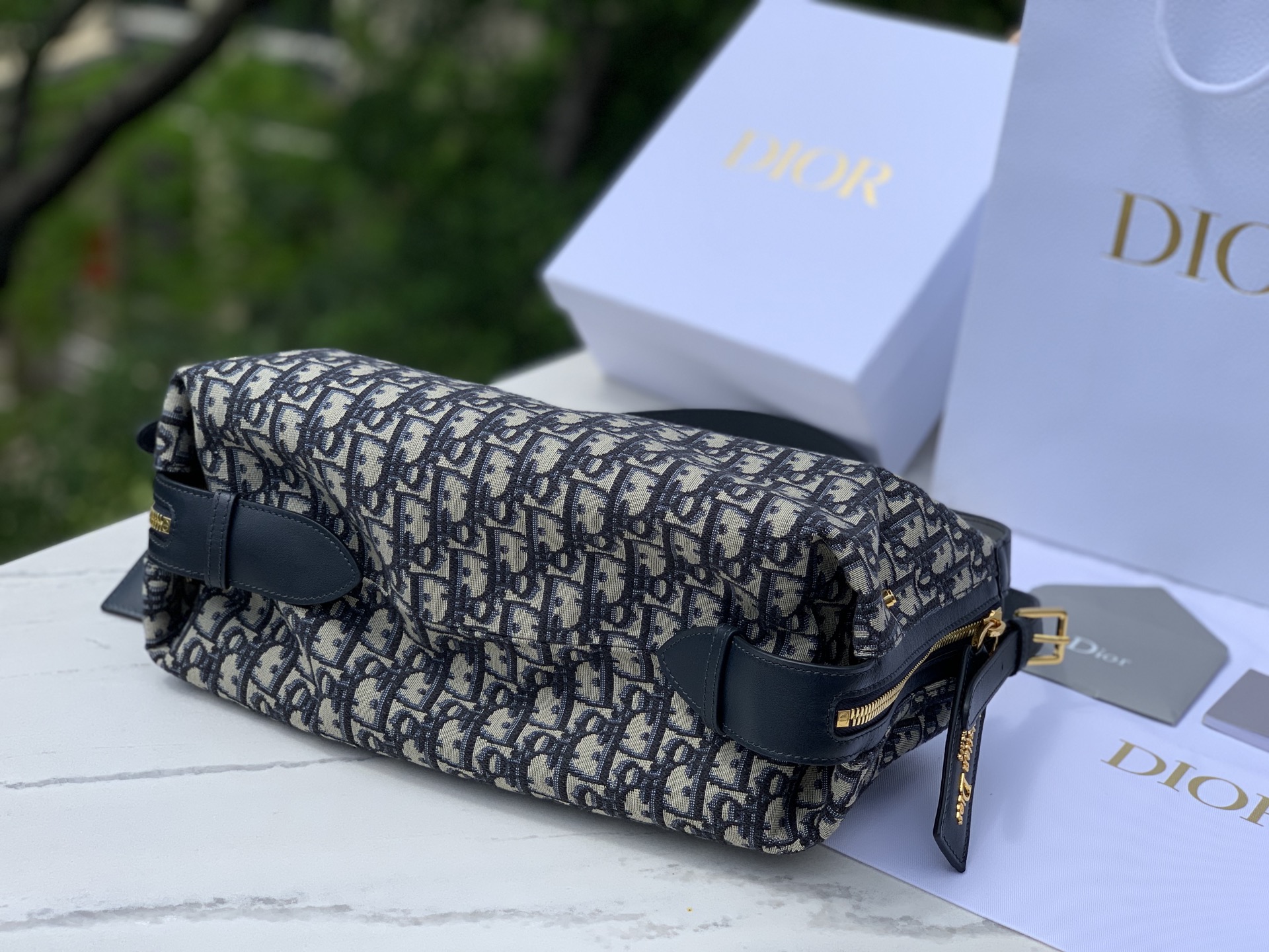 Dior Basic Bag Blue 15cm-l