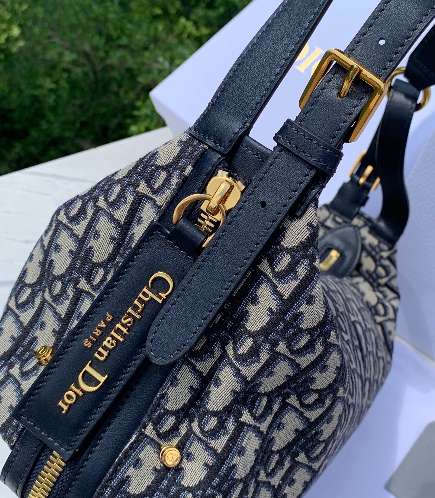 Dior Basic Bag Blue 15cm-l