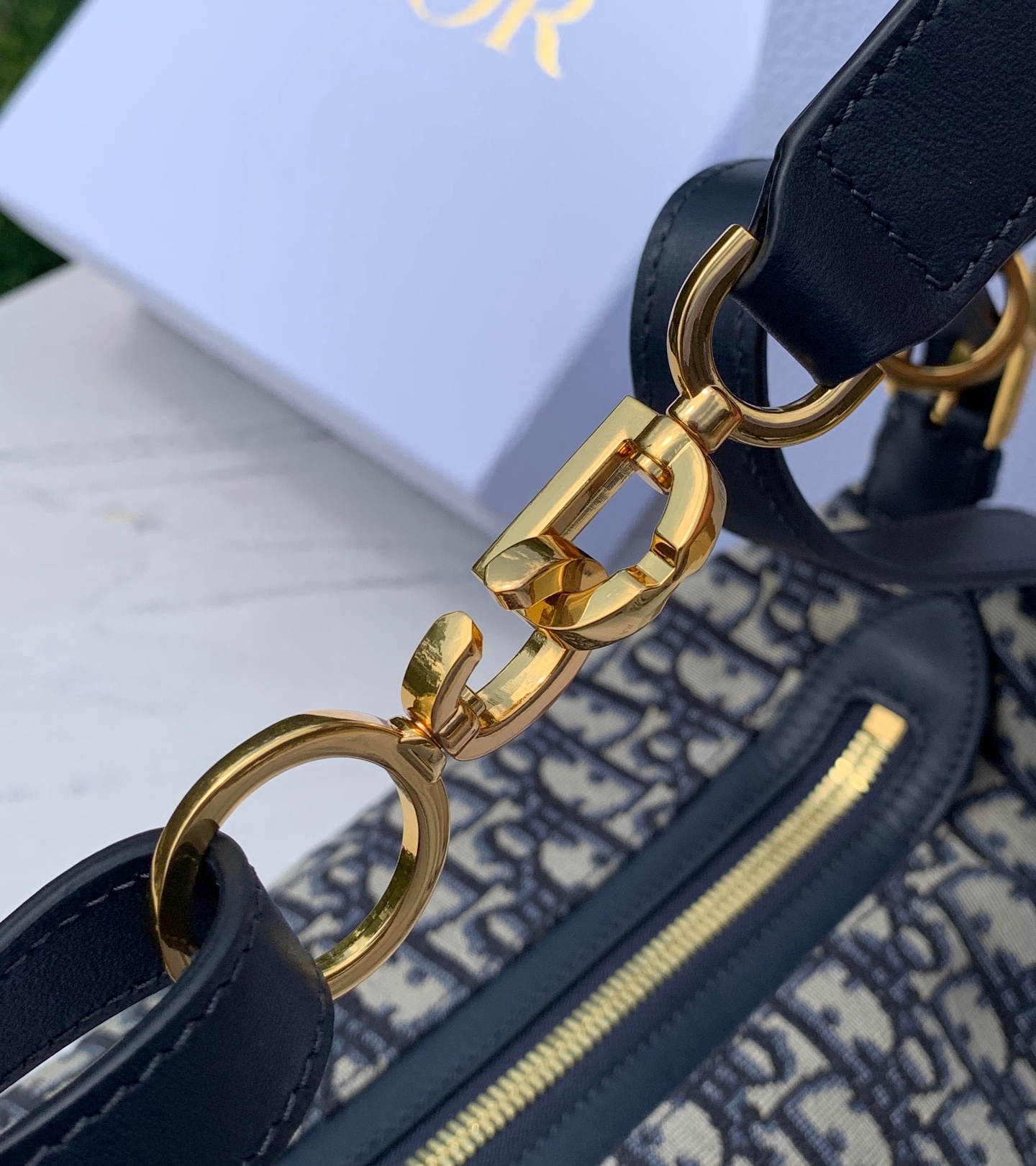 Dior Basic Bag Blue 15cm-l