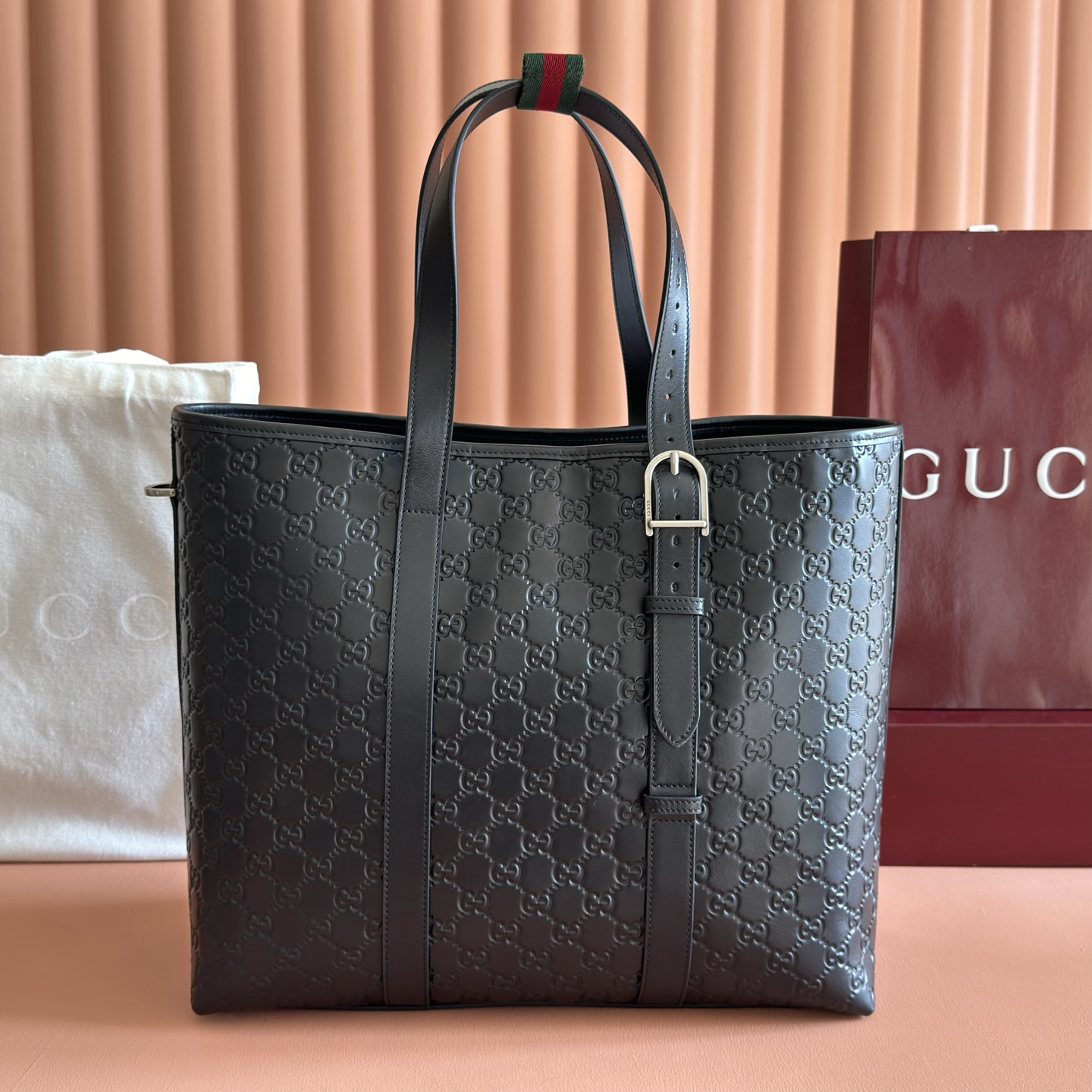 Gucci Tote Bag Black M-l