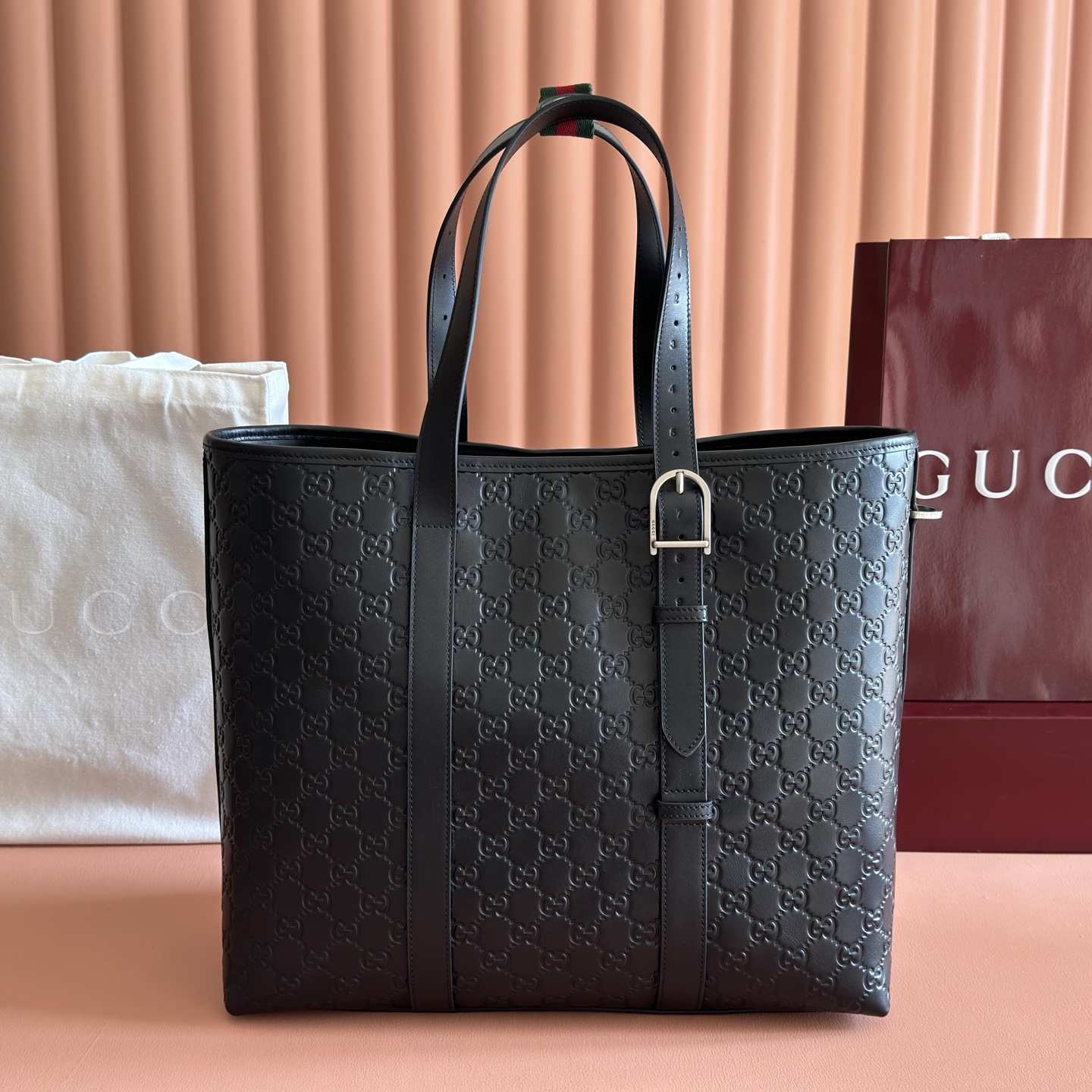 Gucci Tote Bag Black M-l