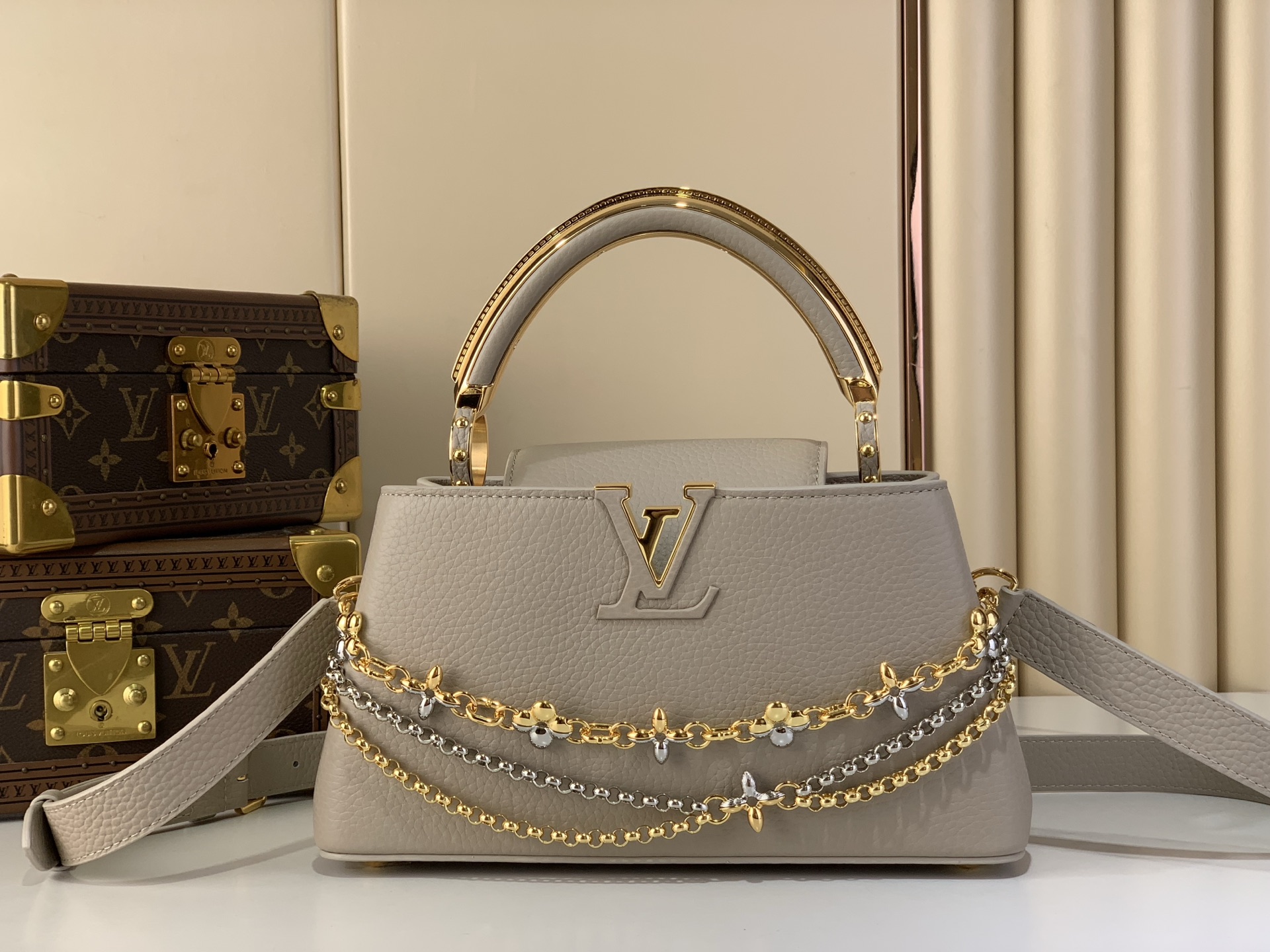 Louis Vuitton Basic Bag Gray M-l-s