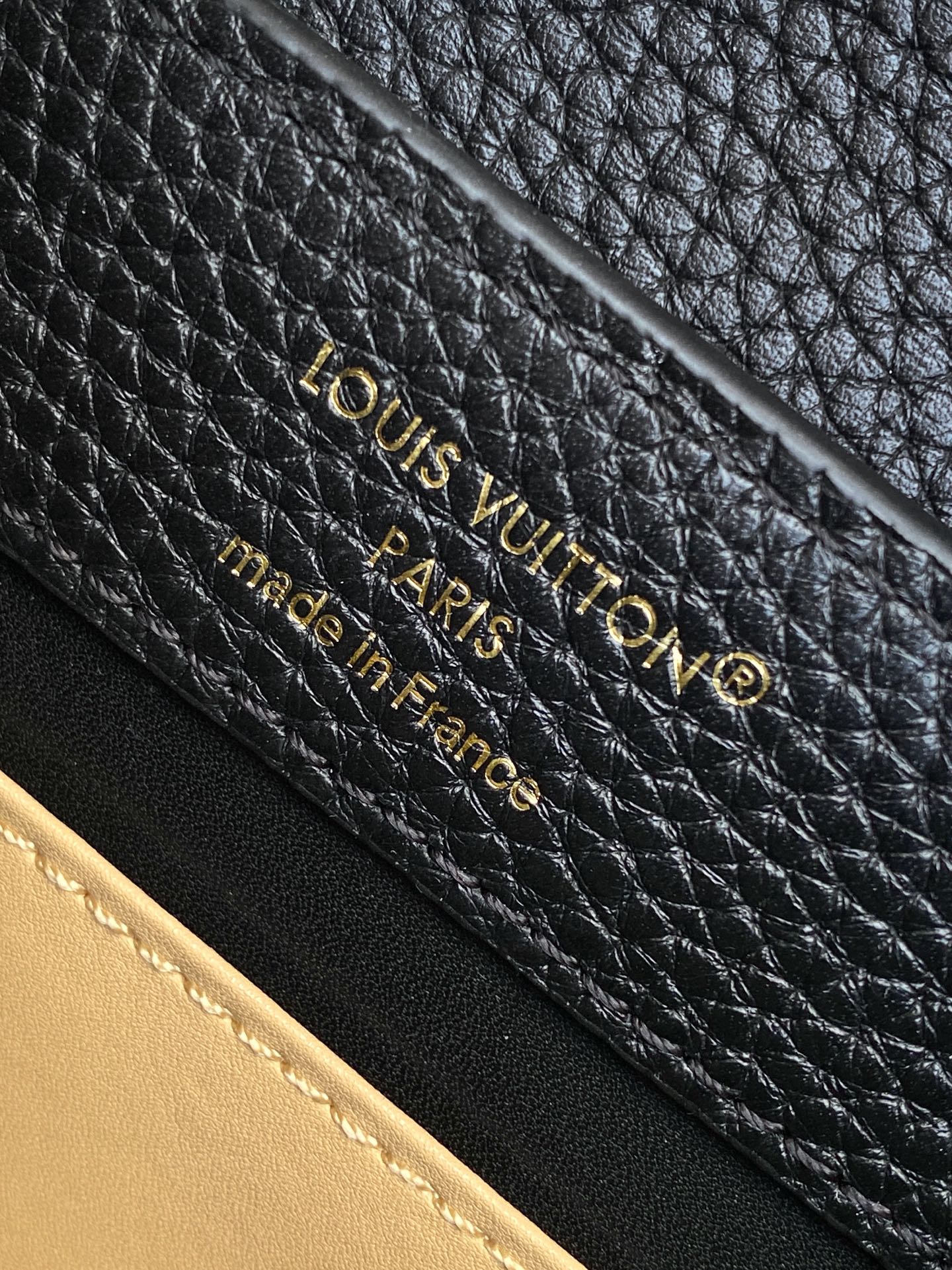 Louis Vuitton Basic Bag Cow Leather Black M-l-s