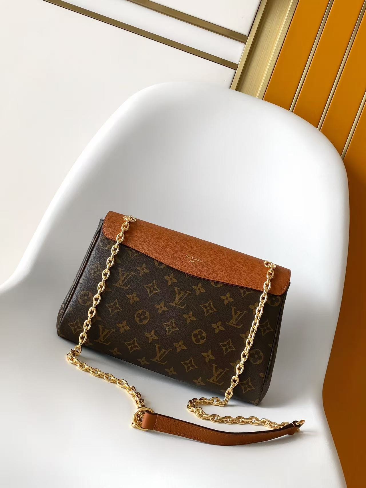 Louis Vuitton Tote Bag Canvas Black M-l-s