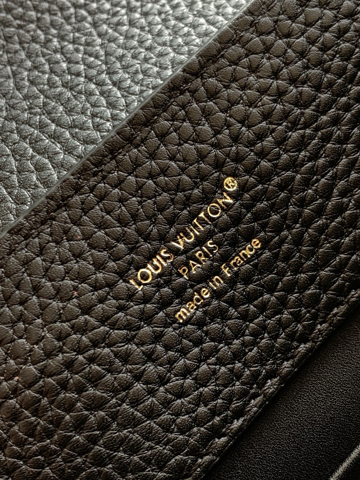 Louis Vuitton Basic Bag Cow Leather Black M-l-s