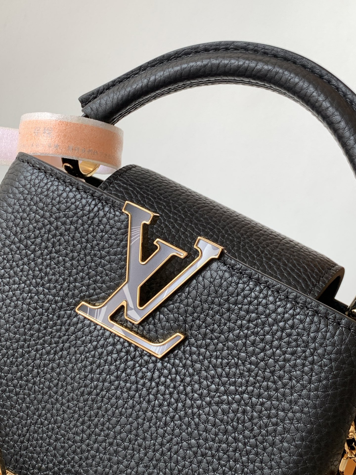 Louis Vuitton Basic Bag Cow Leather Black M-l-s
