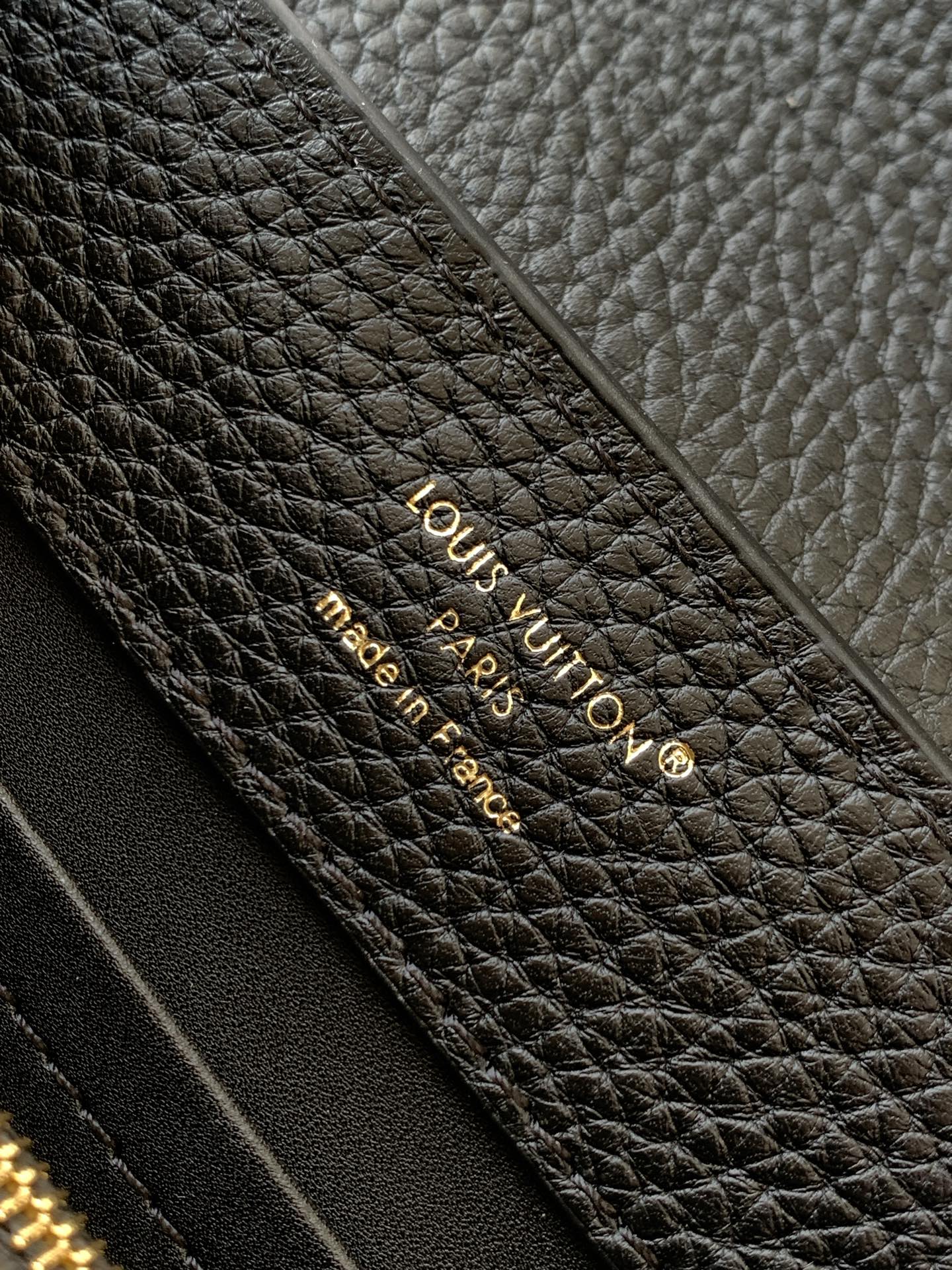 Louis Vuitton Basic Bag Cow Leather Black M-l-s