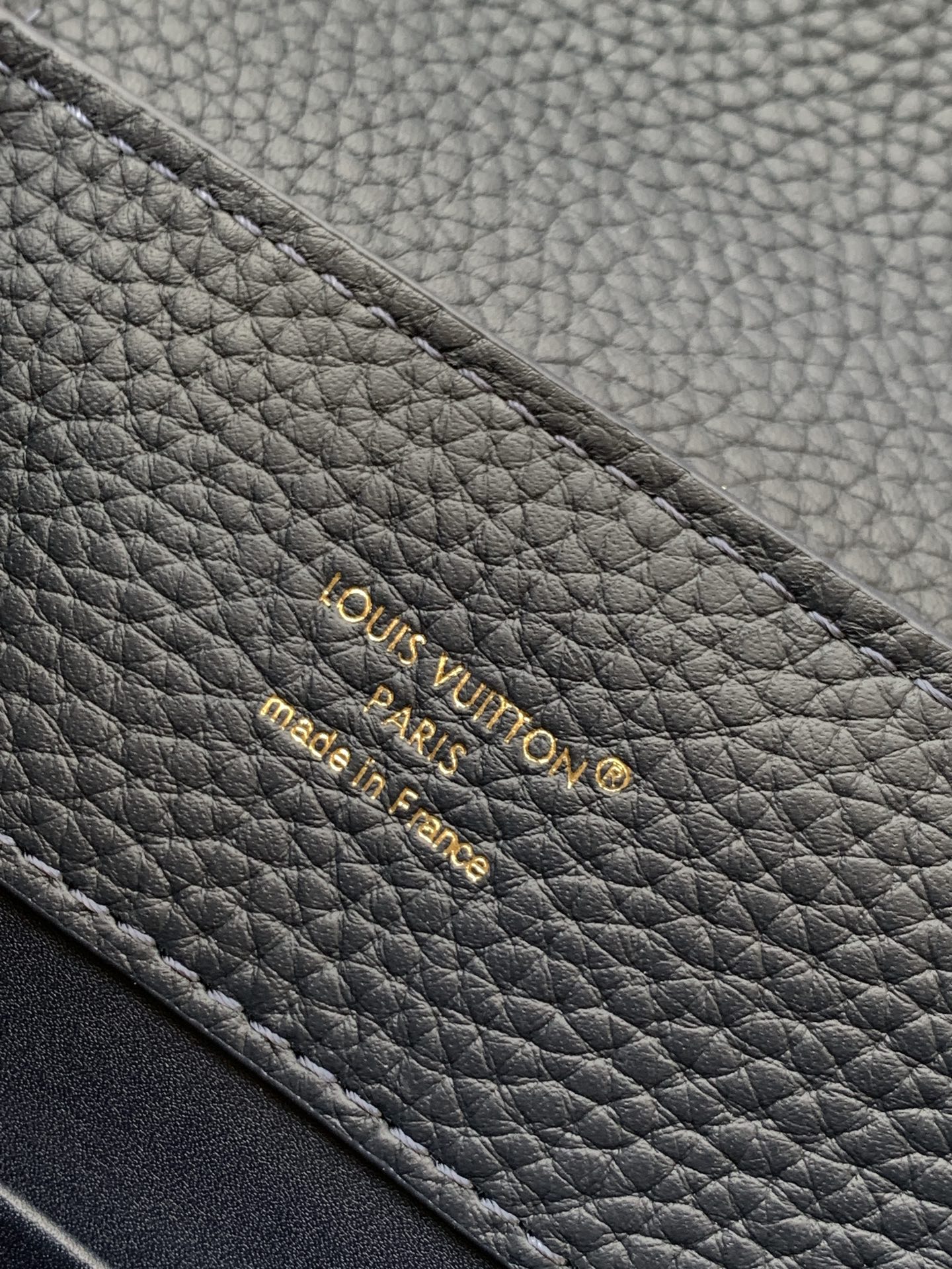 Louis Vuitton Basic Bag Cow Leather Black M-l-s