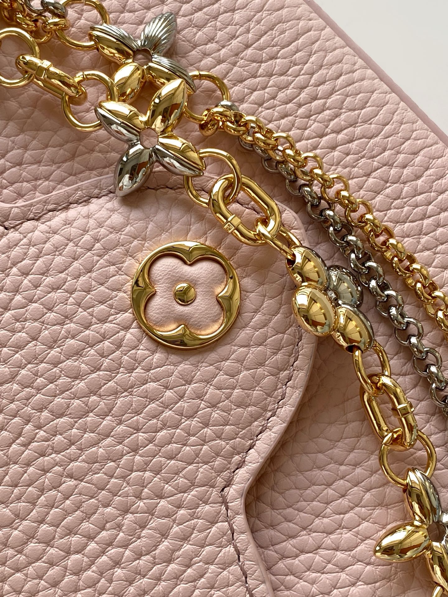 Louis Vuitton Basic Bag Cow Leather Black M-l-s