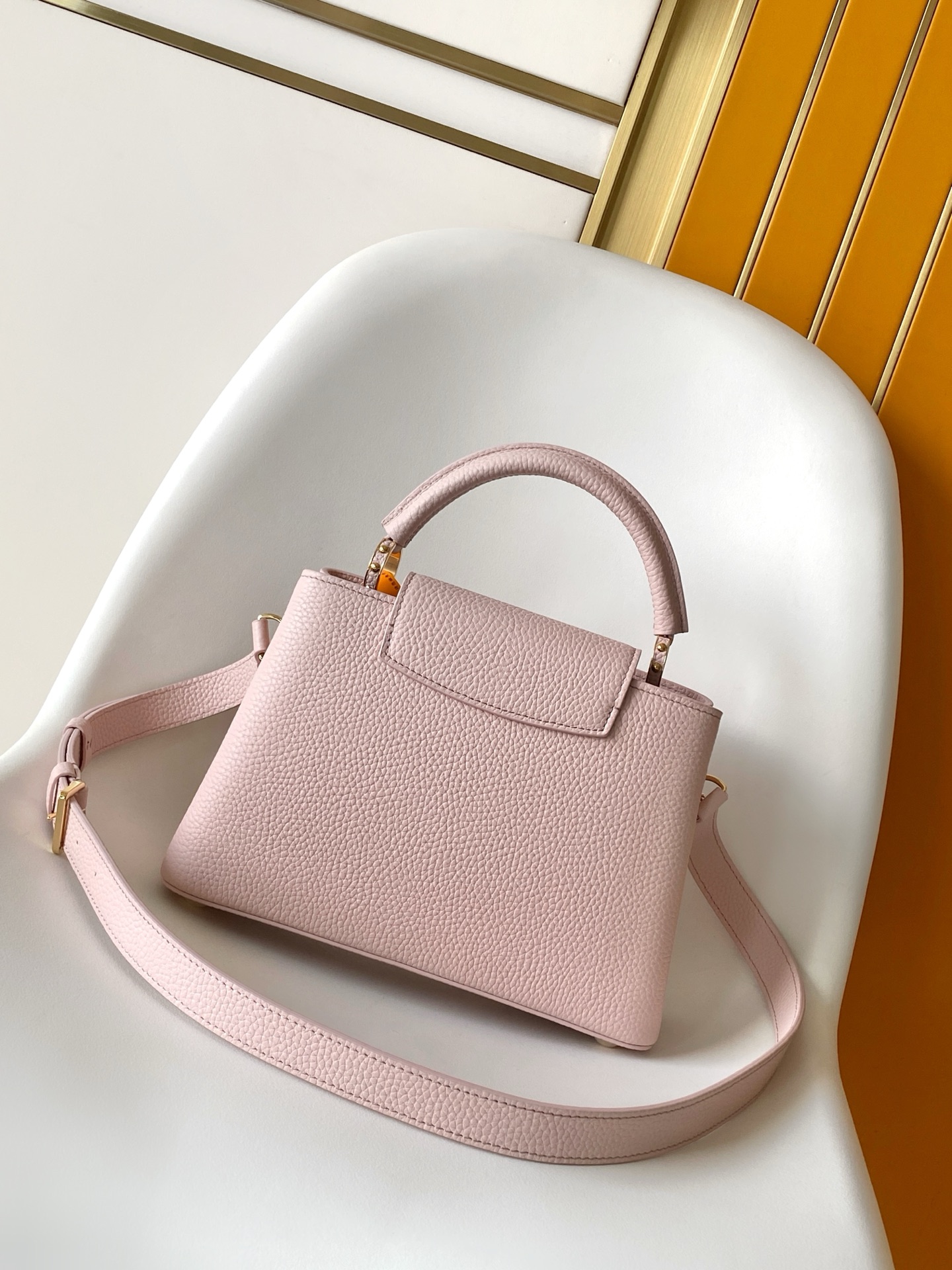 Louis Vuitton Basic Bag Cow Leather Black M-l-s