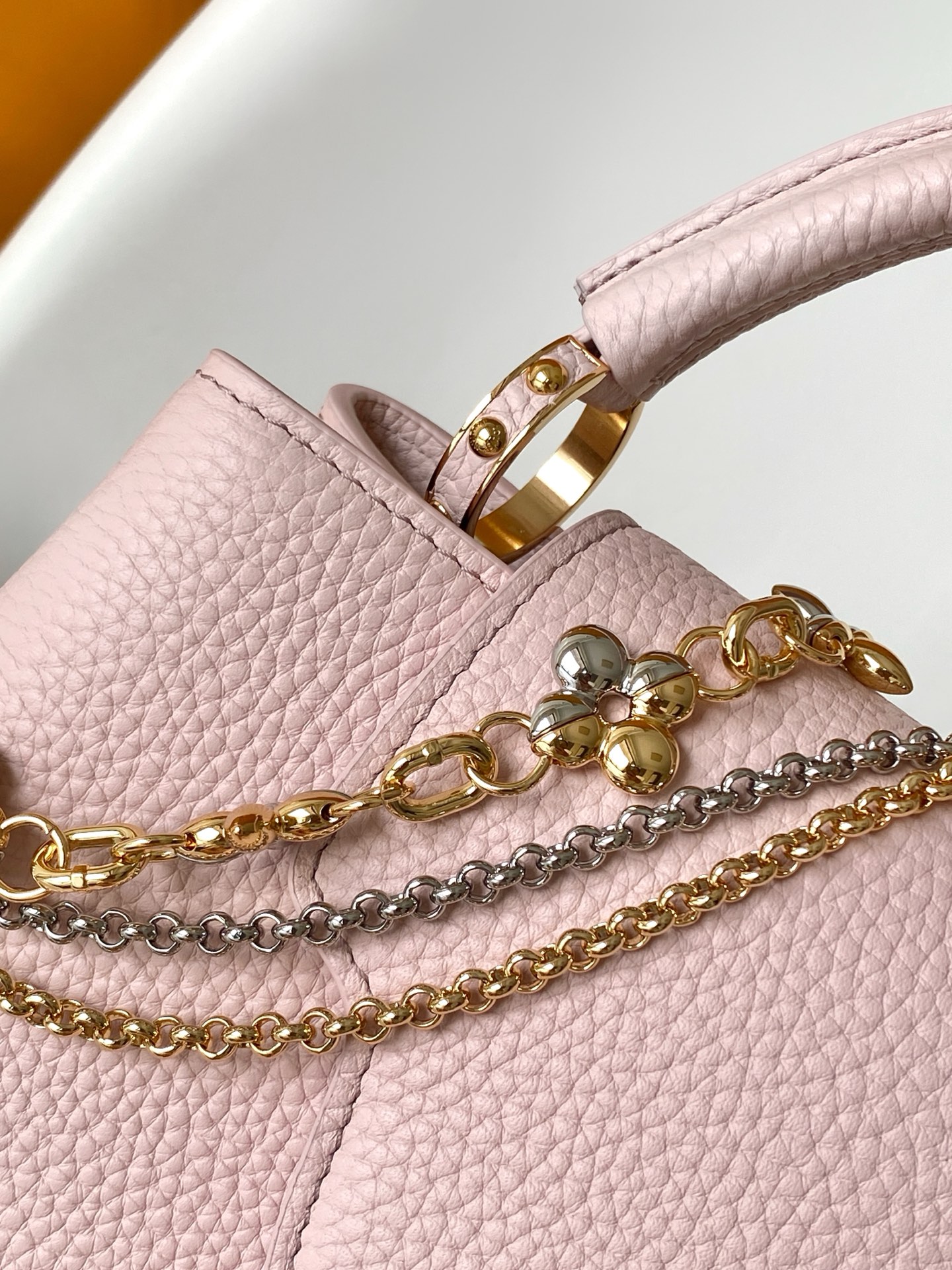 Louis Vuitton Basic Bag Cow Leather Black M-l-s