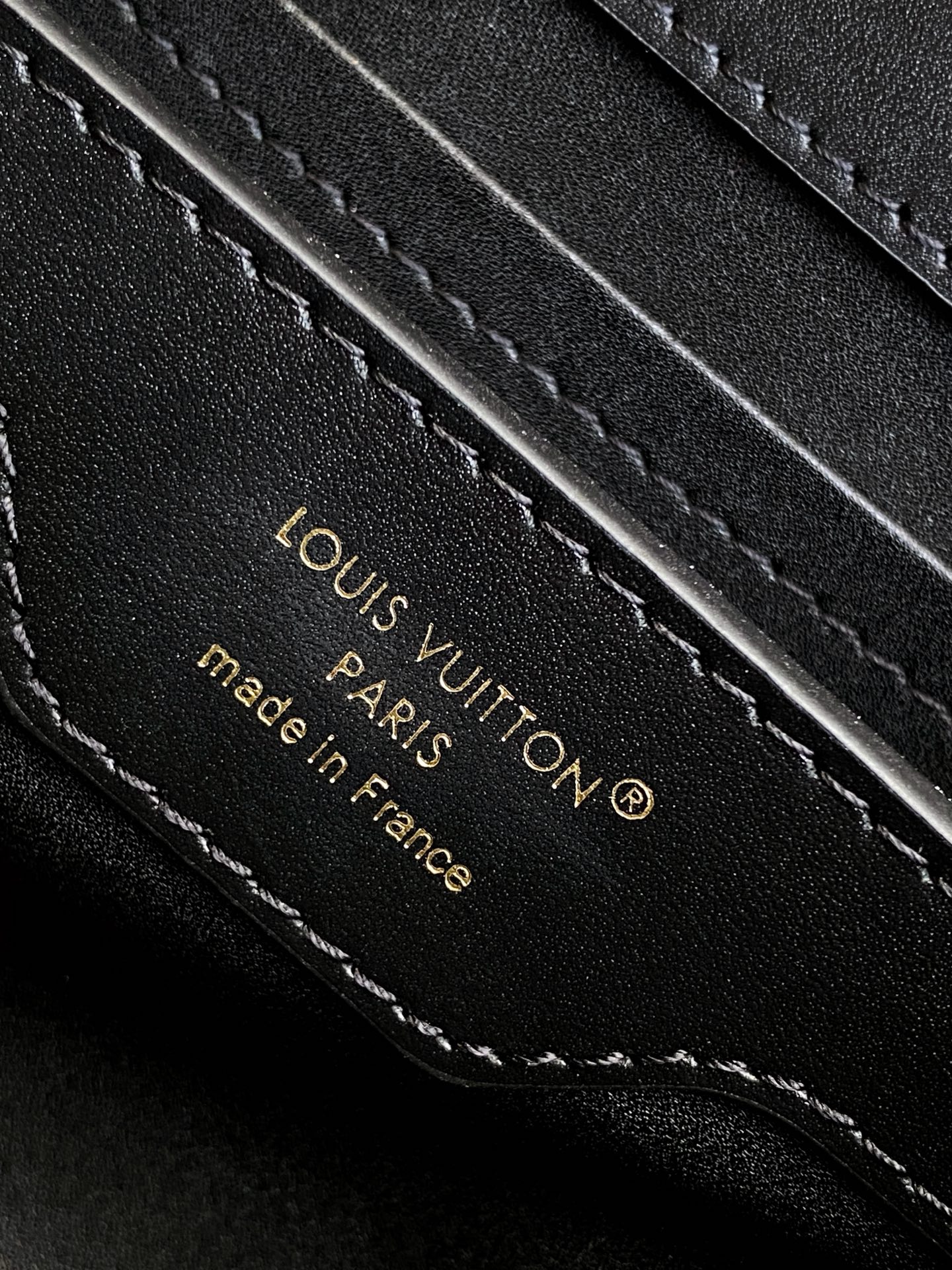 Louis Vuitton Basic Bag Cow Leather Black M-l-s