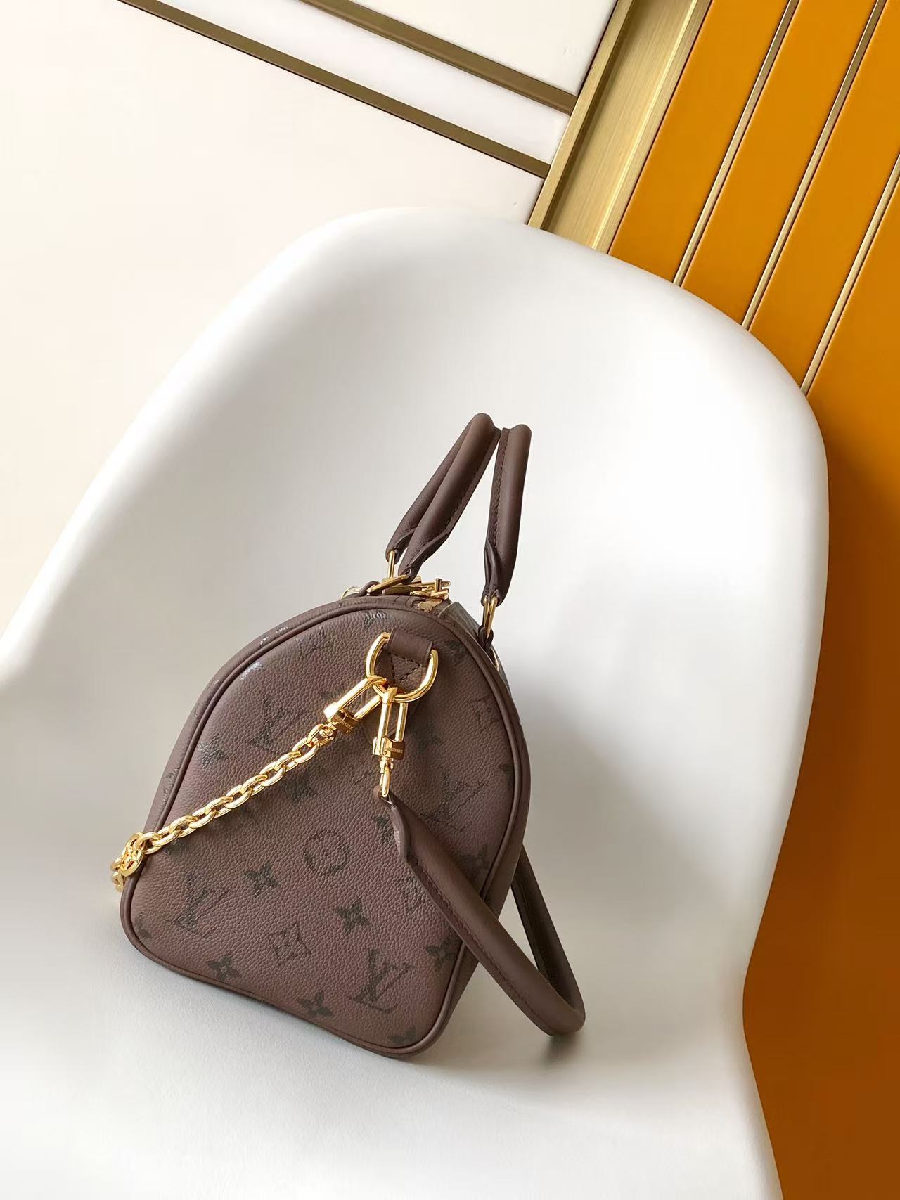 Louis Vuitton Basic Bag Cow Leather Black M-l-s