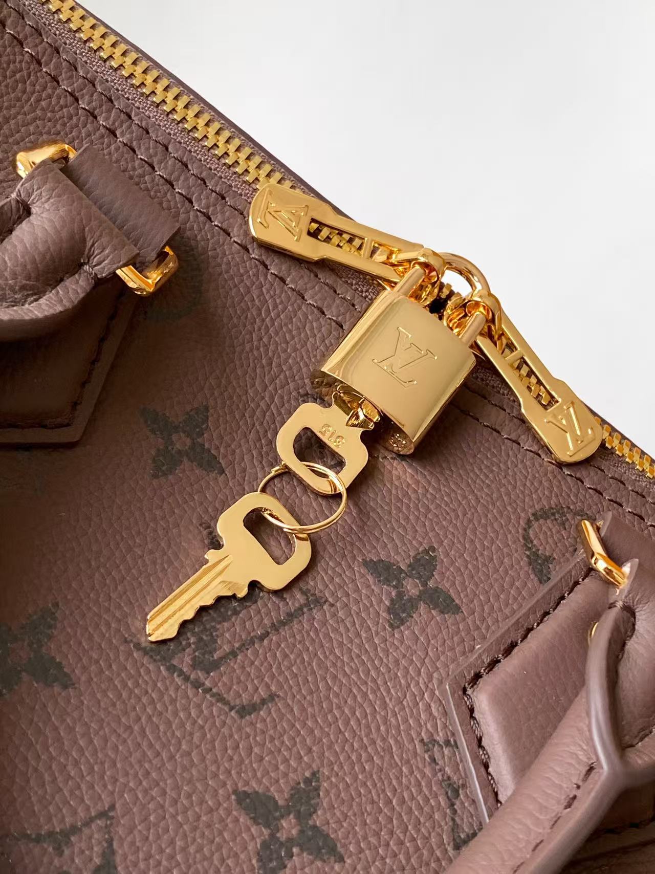 Louis Vuitton Basic Bag Cow Leather Black M-l-s