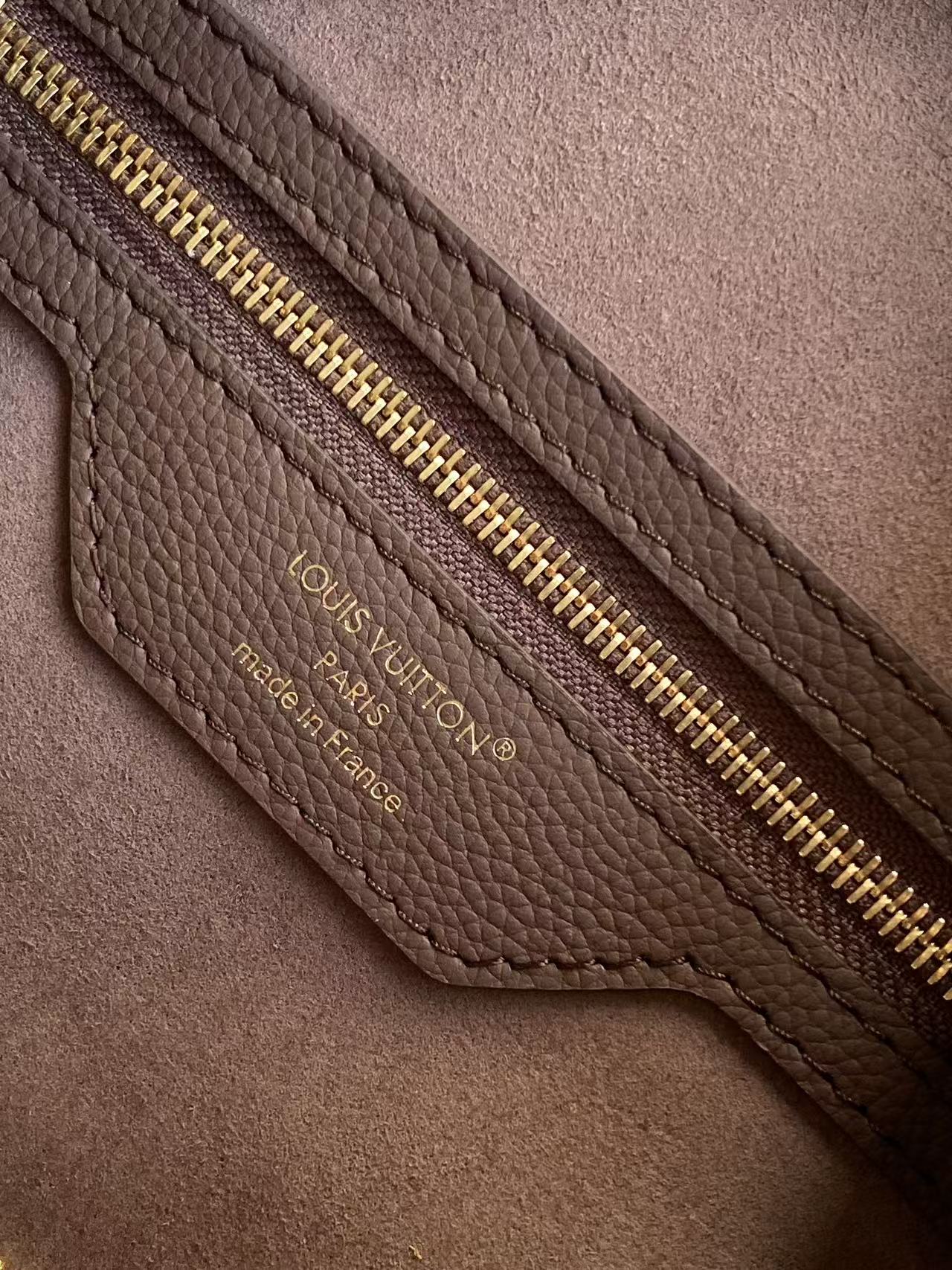 Louis Vuitton Basic Bag Cow Leather Black M-l-s