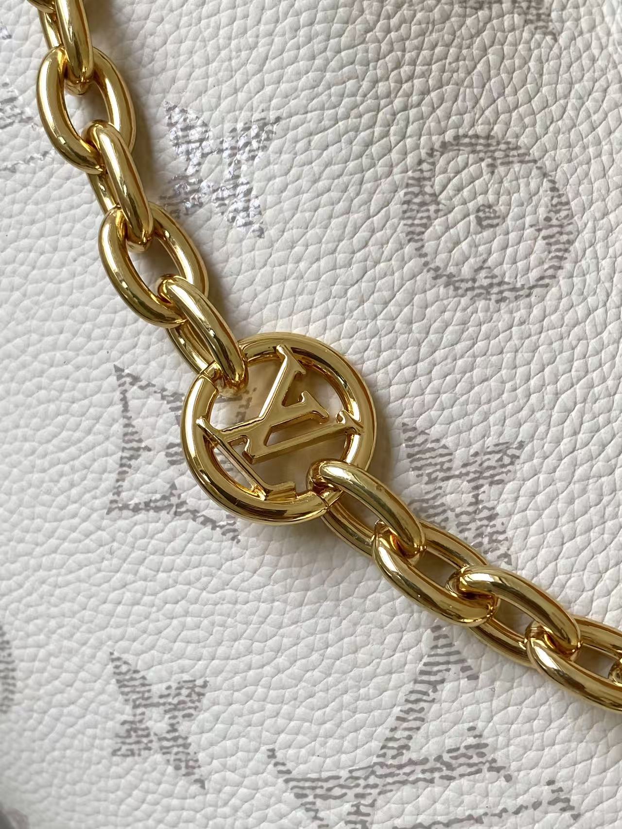 Louis Vuitton Basic Bag Cow Leather Black M-l-s