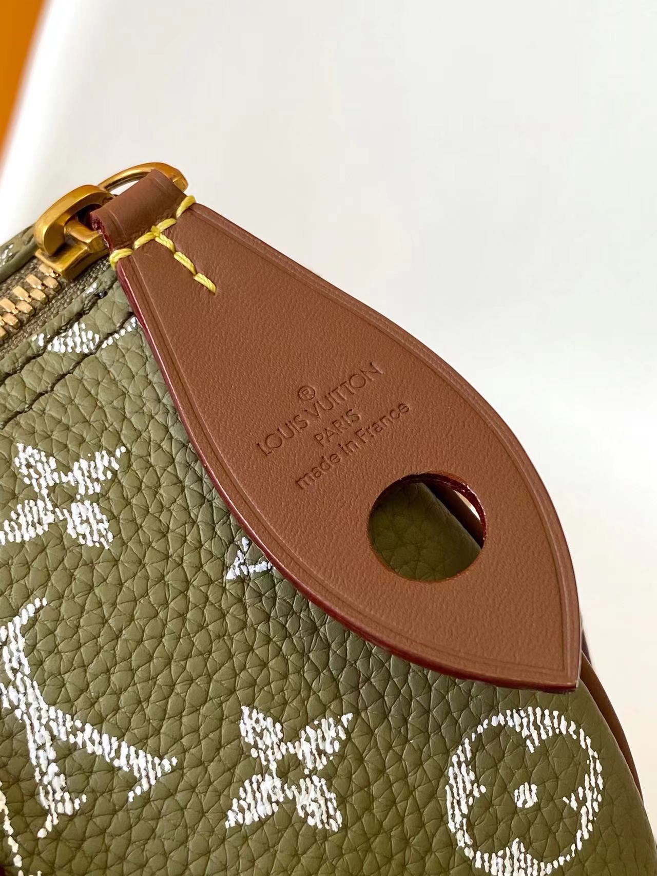 Louis Vuitton Basic Bag Cow Leather Gold 15cm-m-l-s