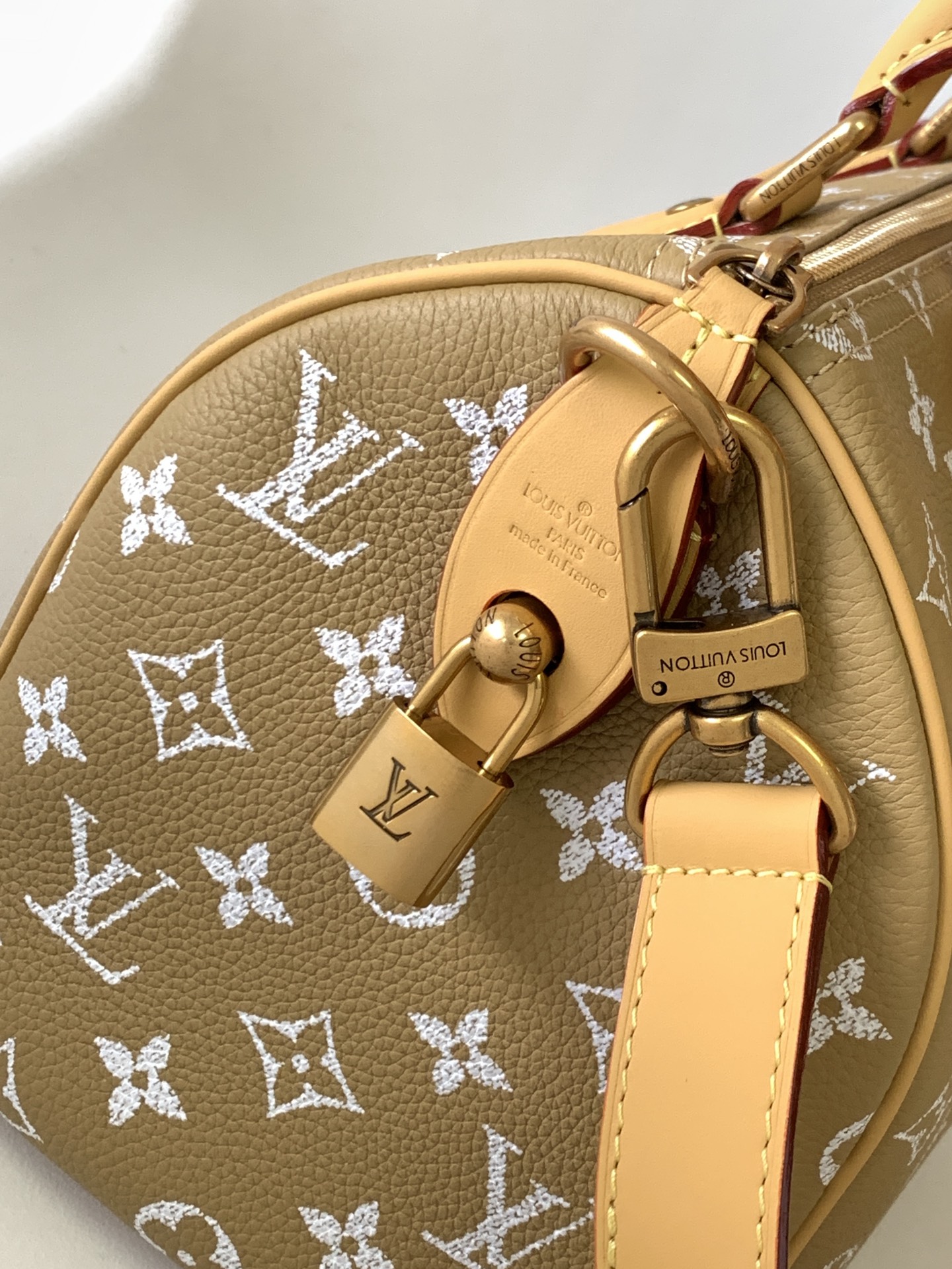 Louis Vuitton Basic Bag Cow Leather Gold 15cm-m-l-s