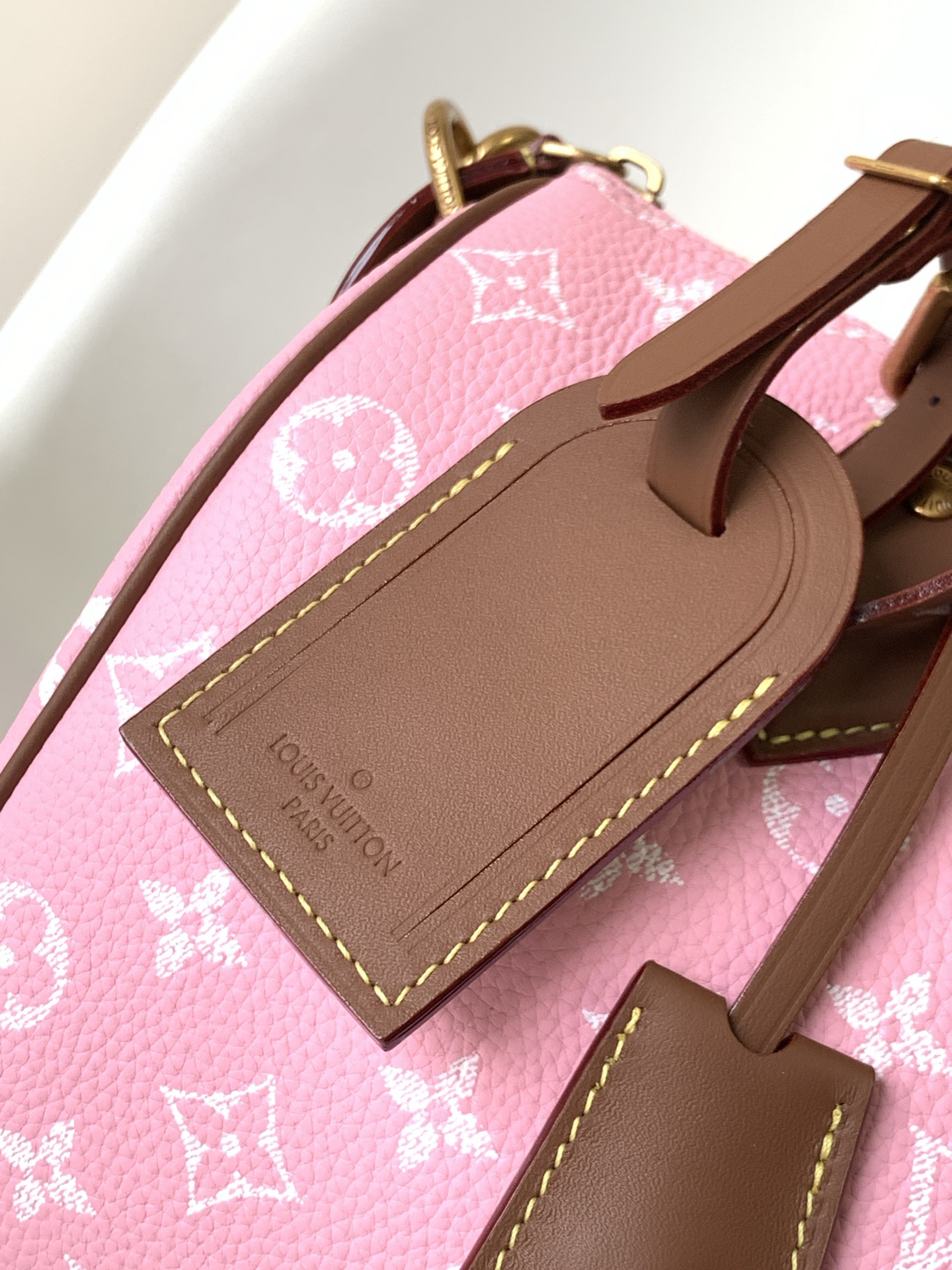 Louis Vuitton Basic Bag Cow Leather Gold 15cm-m-l-s