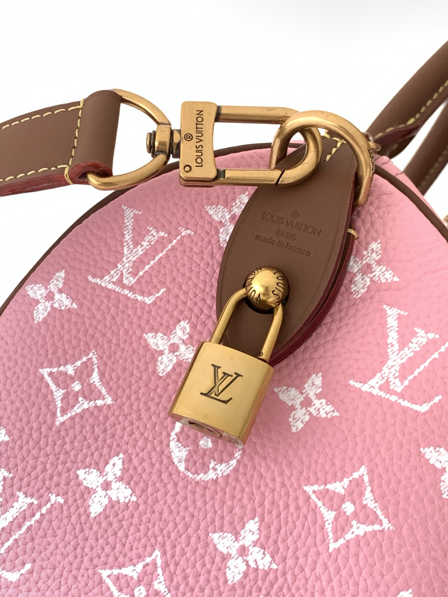 Louis Vuitton Basic Bag Cow Leather Gold 15cm-m-l-s