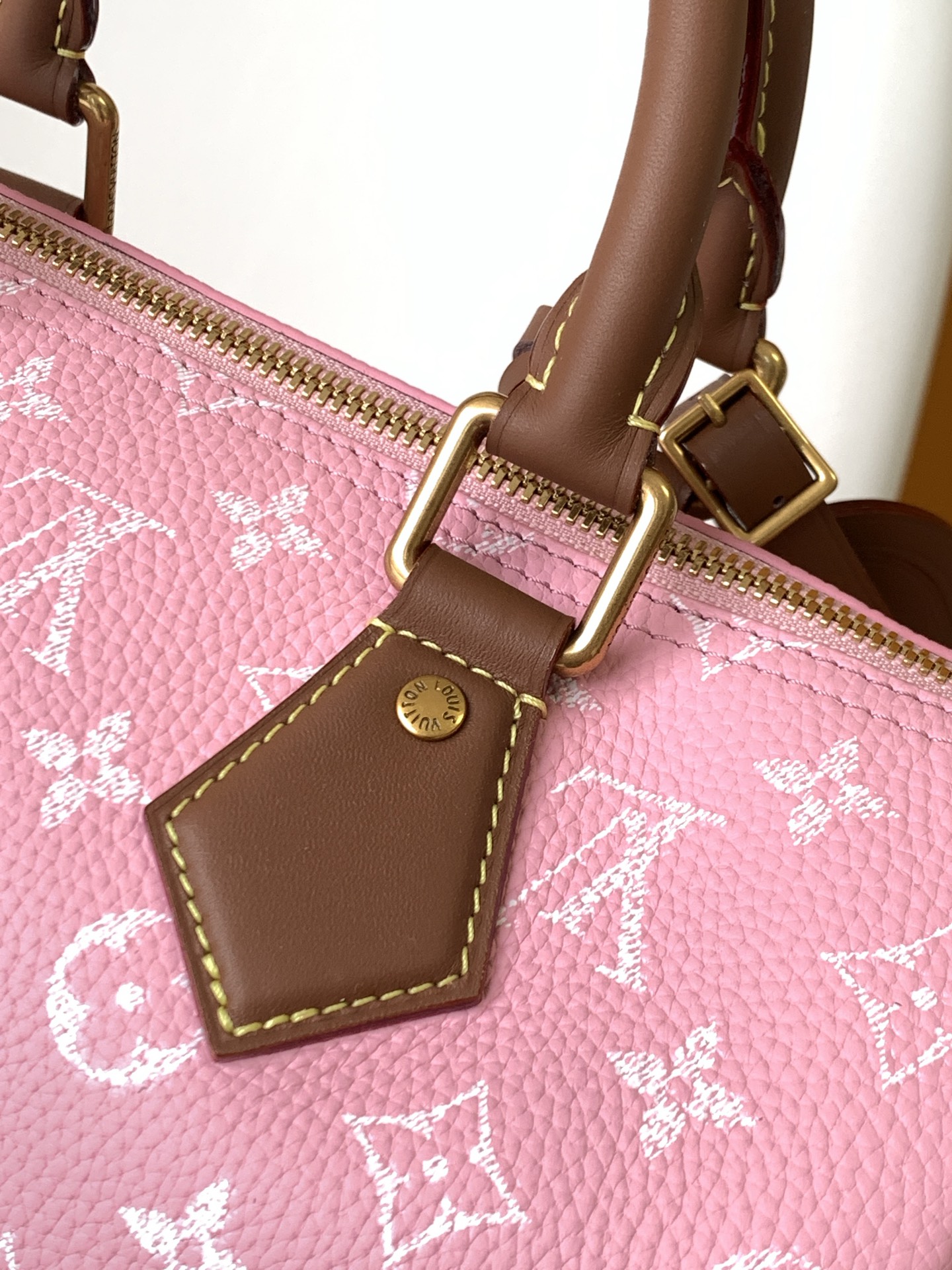 Louis Vuitton Basic Bag Cow Leather Gold 15cm-m-l-s