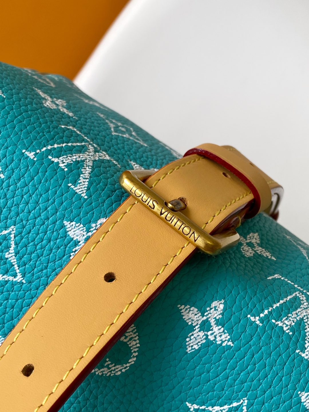 Louis Vuitton Basic Bag Cow Leather Blue 15cm-m-l-s