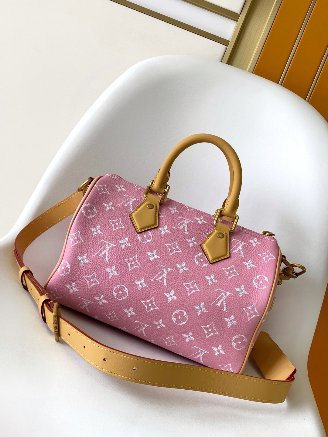 Louis Vuitton Basic Bag Cow Leather Blue 15cm-m-l-s