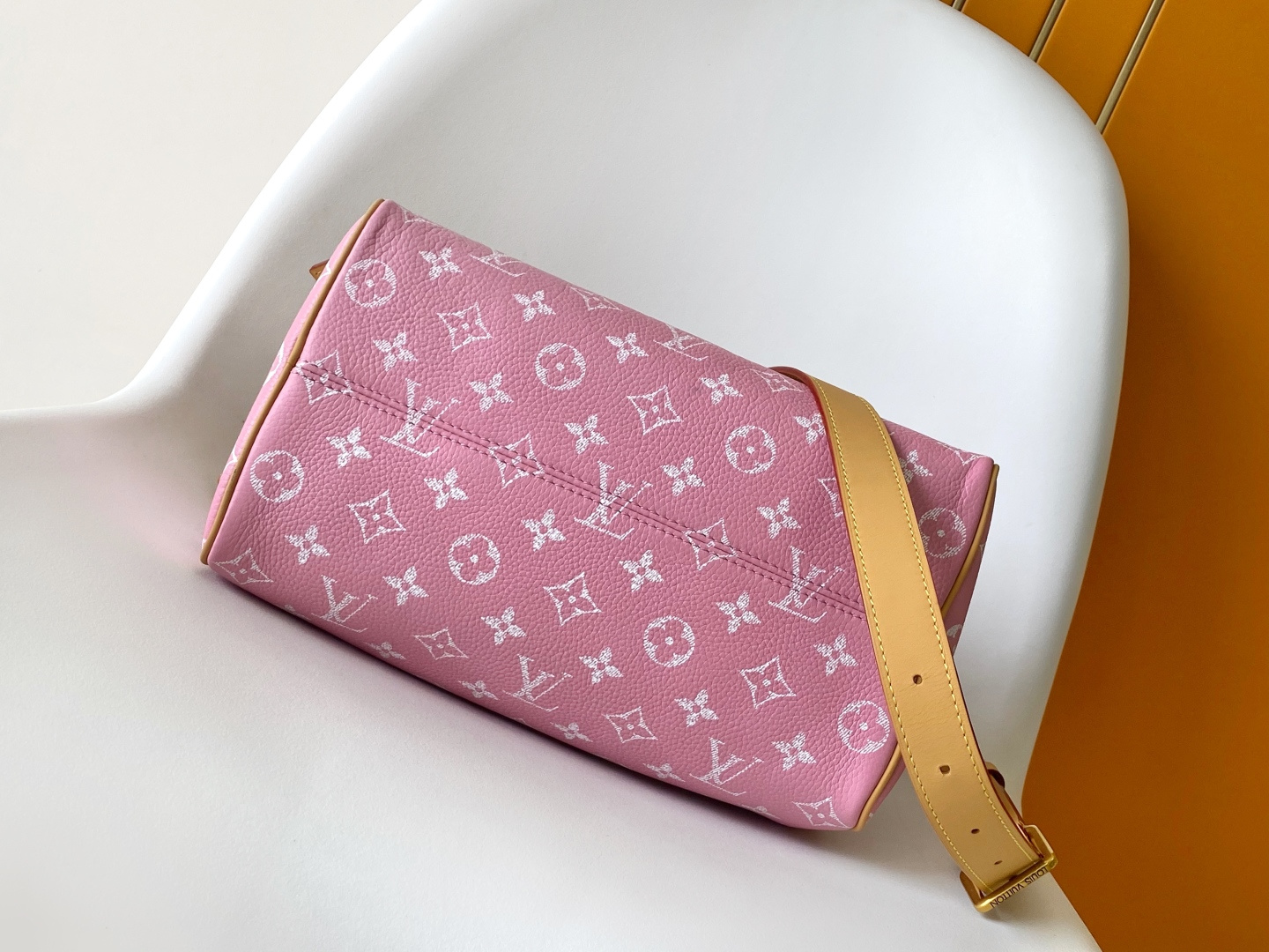 Louis Vuitton Basic Bag Cow Leather Blue 15cm-m-l-s