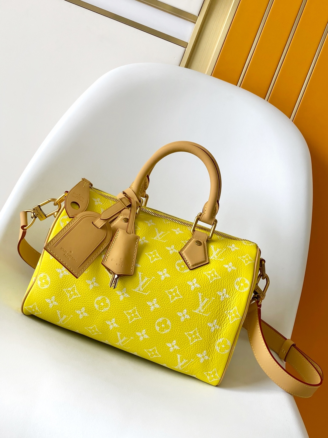 Louis Vuitton Basic Bag Cow Leather Blue 15cm-m-l-s