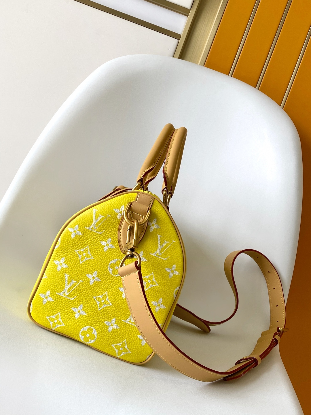 Louis Vuitton Basic Bag Cow Leather Blue 15cm-m-l-s