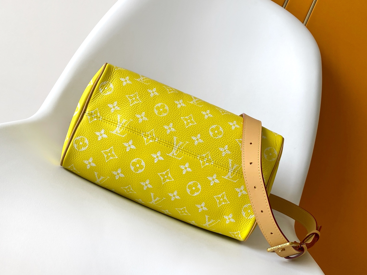 Louis Vuitton Basic Bag Cow Leather Blue 15cm-m-l-s