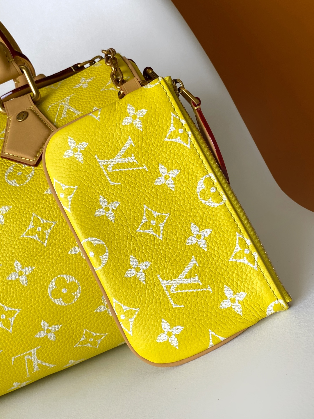 Louis Vuitton Basic Bag Cow Leather Blue 15cm-m-l-s