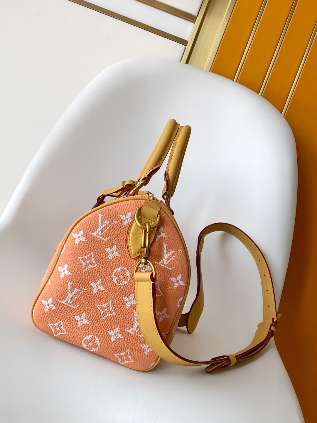 Louis Vuitton Basic Bag Cow Leather Blue 15cm-m-l-s