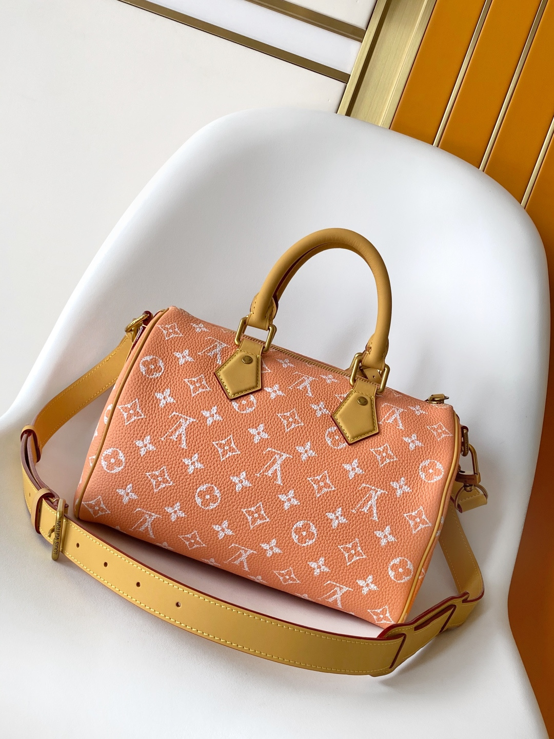 Louis Vuitton Basic Bag Cow Leather Blue 15cm-m-l-s