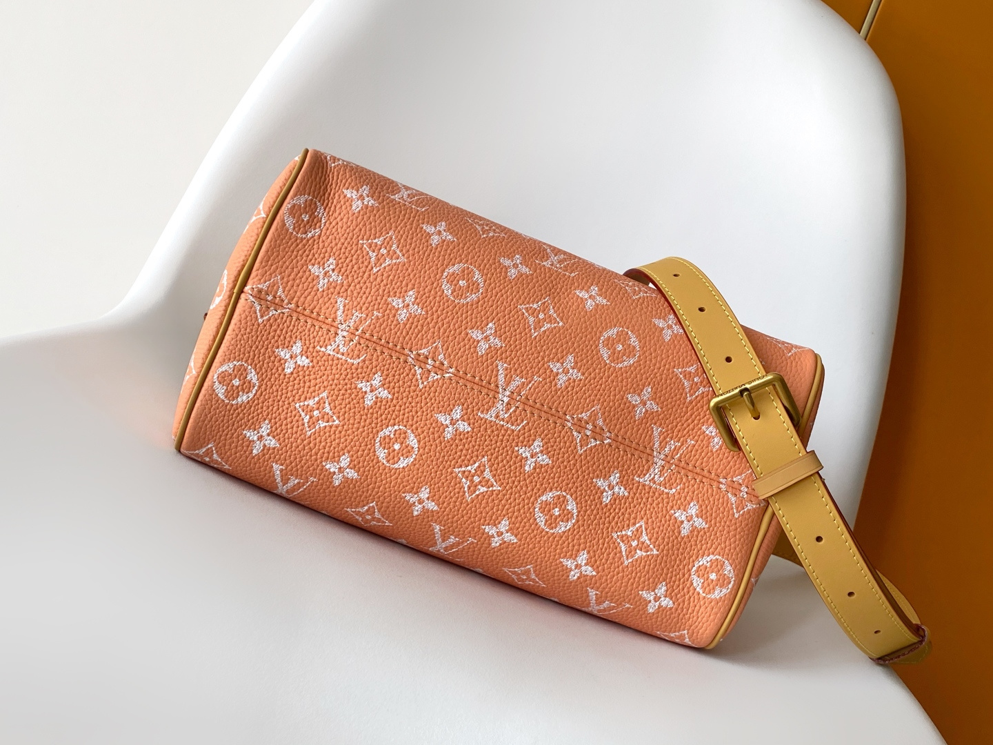 Louis Vuitton Basic Bag Cow Leather Blue 15cm-m-l-s