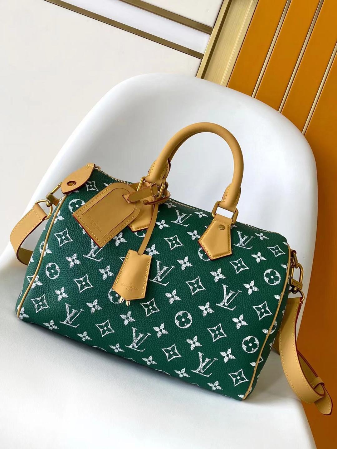 Louis Vuitton Basic Bag Cow Leather Black M-l-s