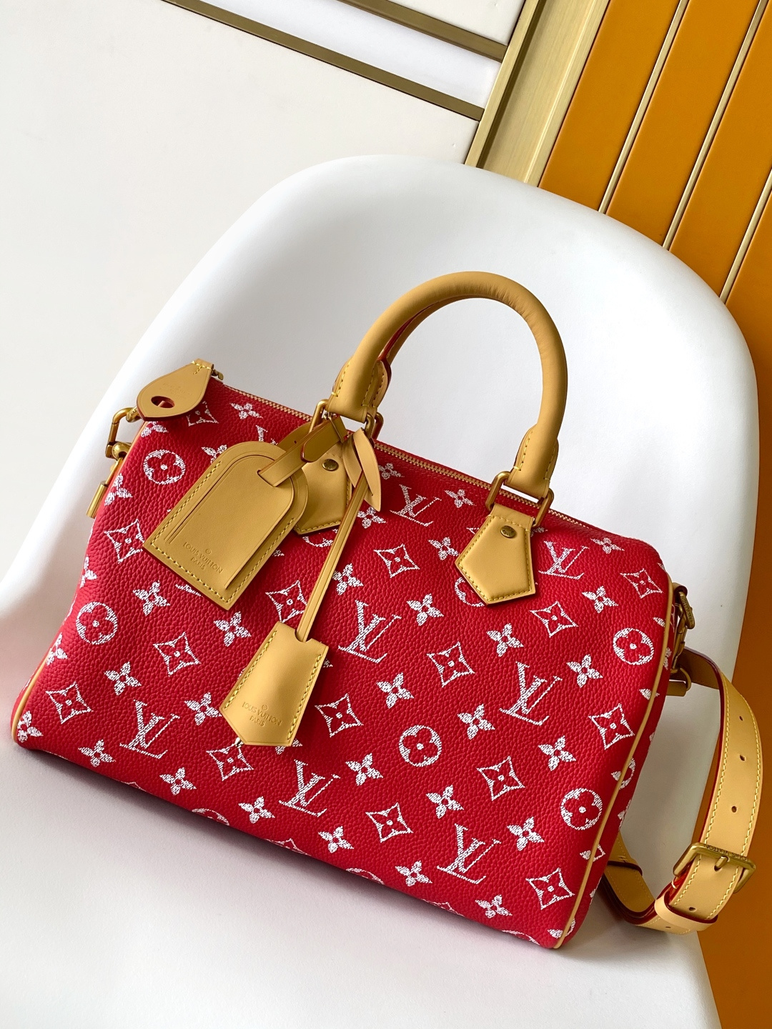 Louis Vuitton Basic Bag Cow Leather Black M-l-s