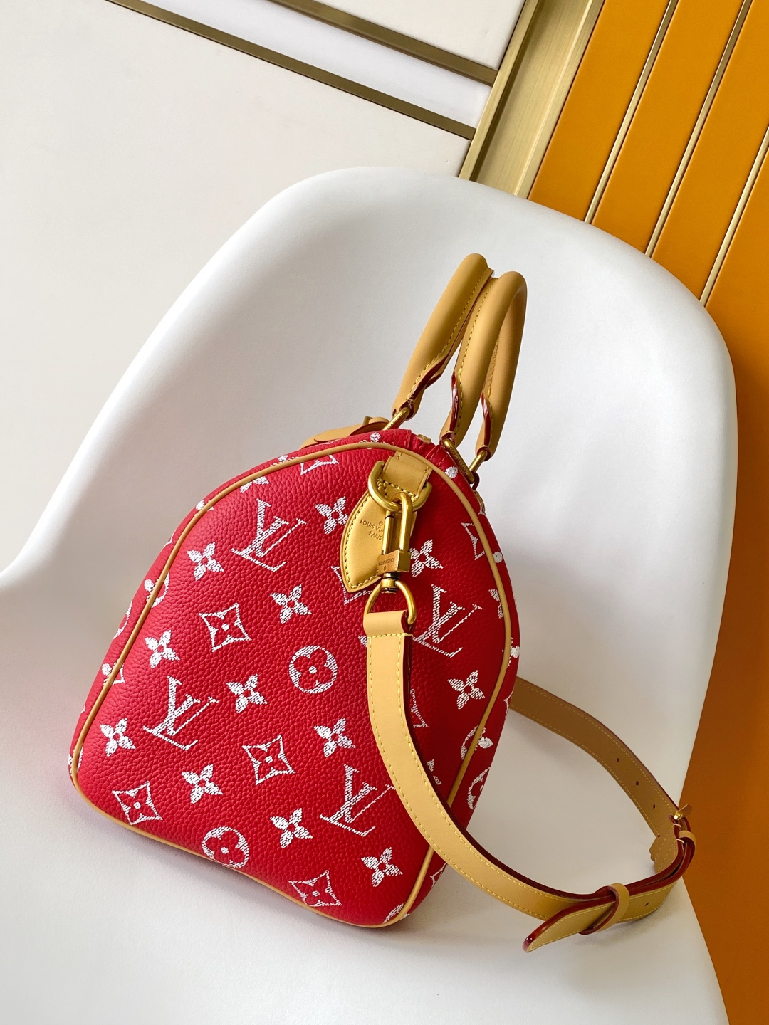 Louis Vuitton Basic Bag Cow Leather Black M-l-s