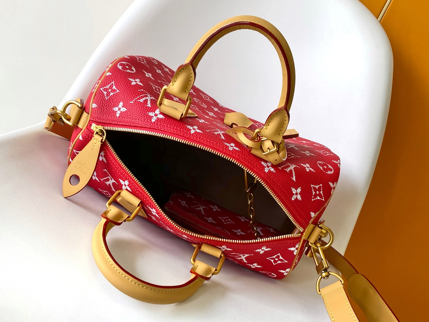 Louis Vuitton Basic Bag Cow Leather Black M-l-s