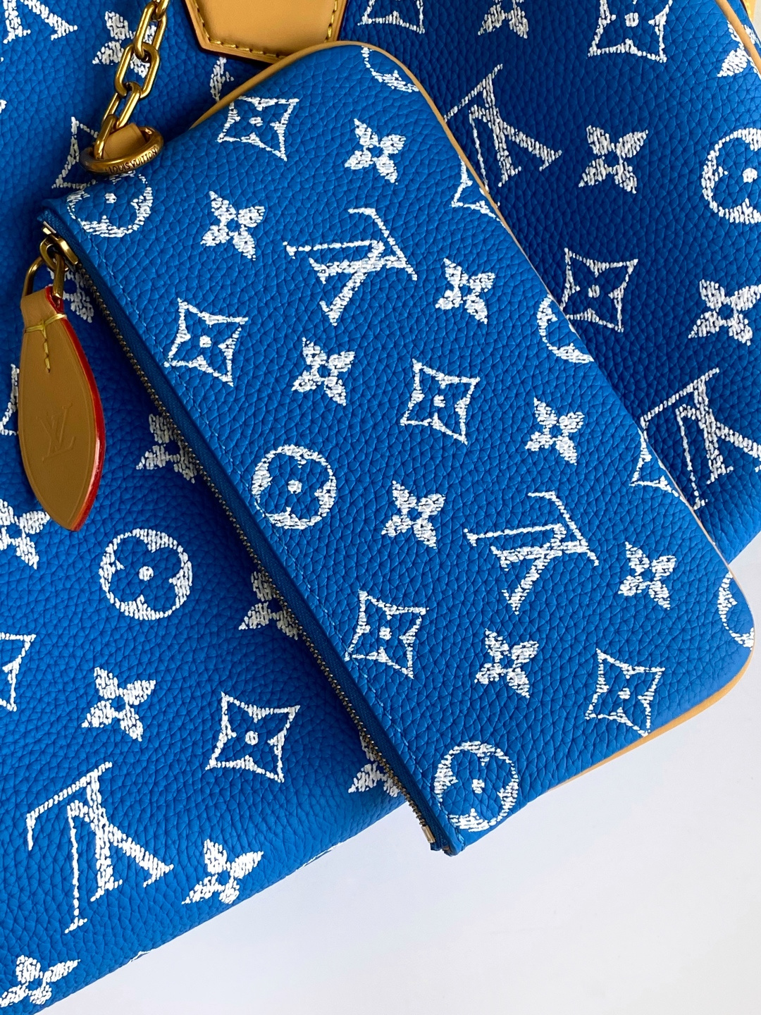 Louis Vuitton Basic Bag Cow Leather Black M-l-s