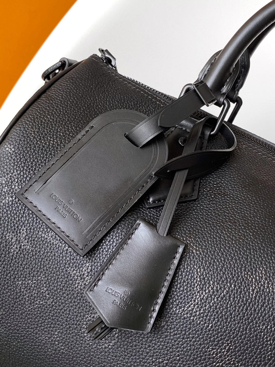 Louis Vuitton Basic Bag Cow Leather Black M-l-s