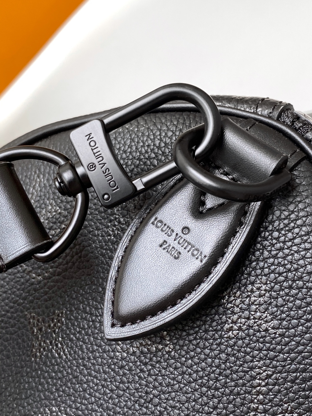 Louis Vuitton Basic Bag Cow Leather Black M-l-s