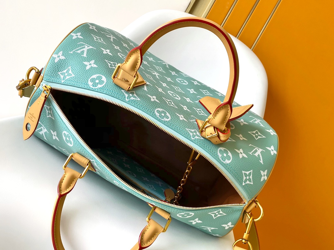 Louis Vuitton Basic Bag Cow Leather Red M-l-s